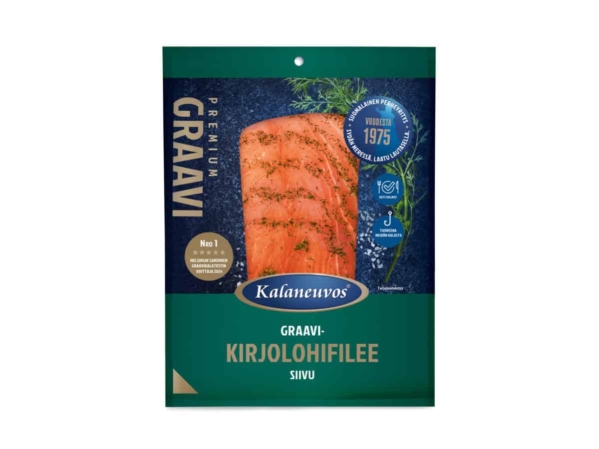 Kalaneuvos graavikirjolohifilee, siivu 150 g