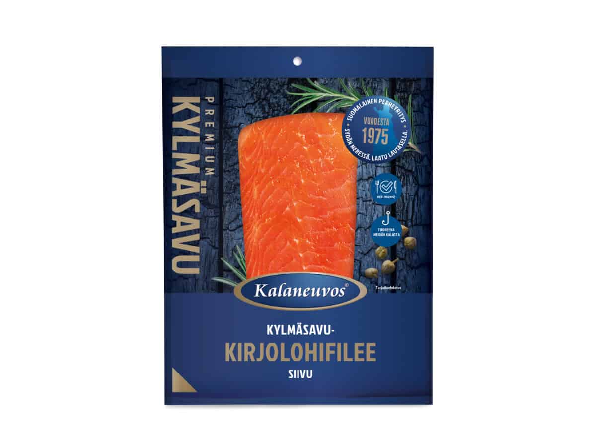 Kalaneuvos kylmäsavukirjolohifilee, siivu 150 g