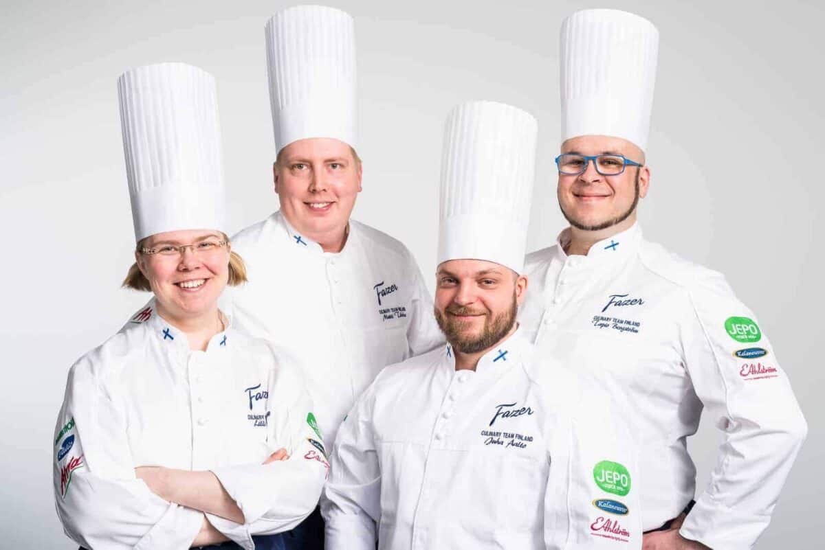 Kalaneuvos sponsoroi kokkiolympialaiset Fazer Culinary Team Finland