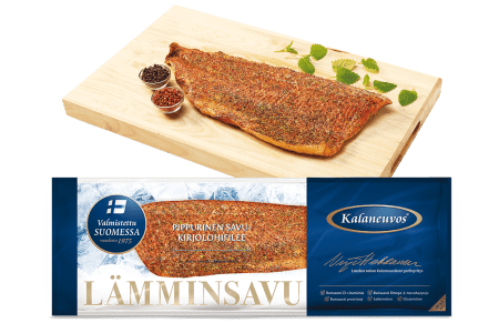 Pippurinen savukirjolohifilee, 600-800 g