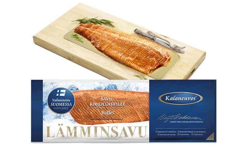 Kalaneuvos savukirjolohifilee buffet