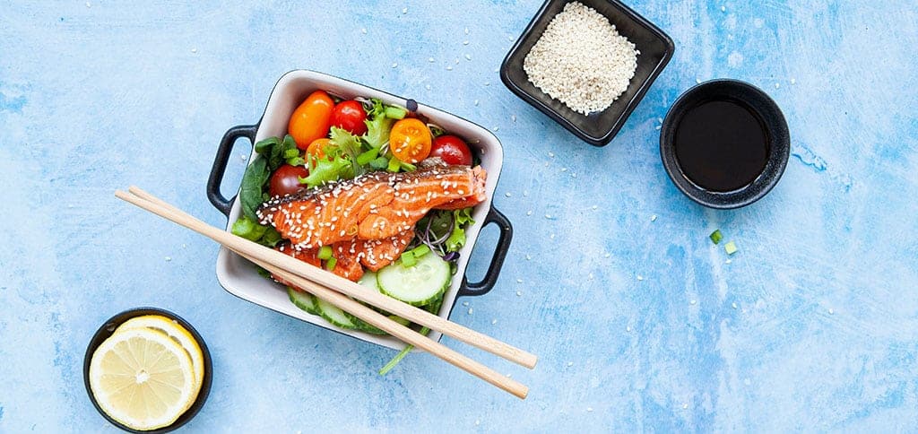 Kalasalaatti japanilaistyyliin resepti