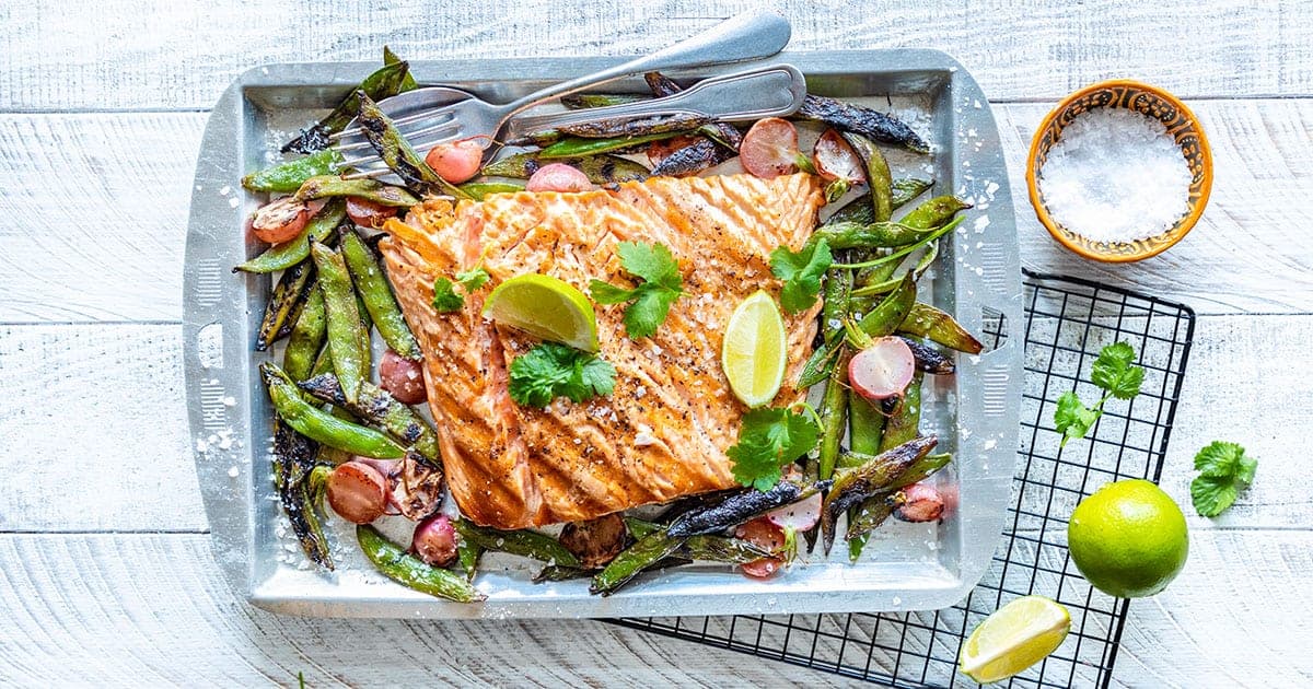 Grillattu lohi