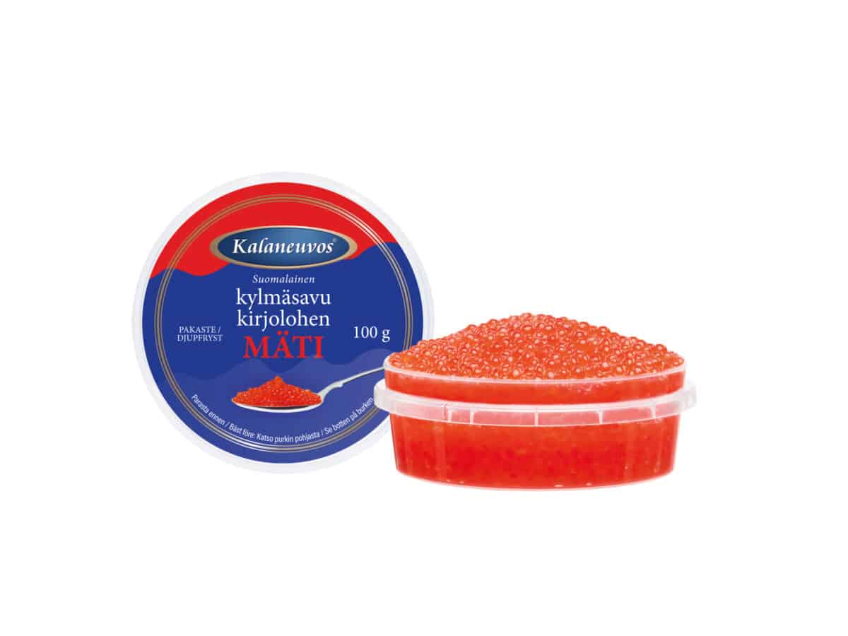 Kylmäsavu kirjolohenmäti 100g