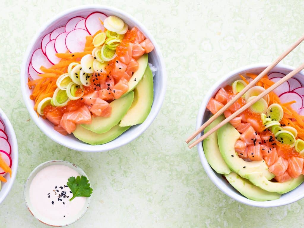 Sushi kulhossa uusi vuosi menu