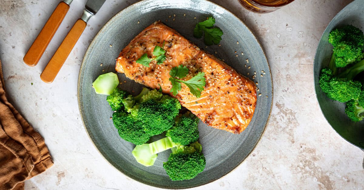 Airfryer inkiväärilohi