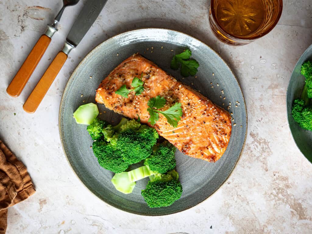 Airfryer inkiväärilohi