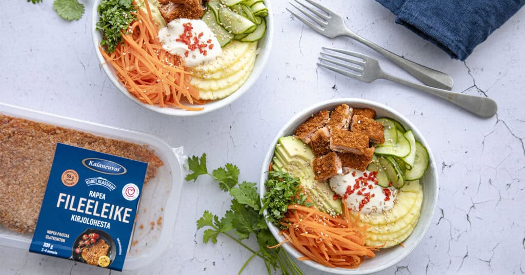 Kirjolohileikebowl