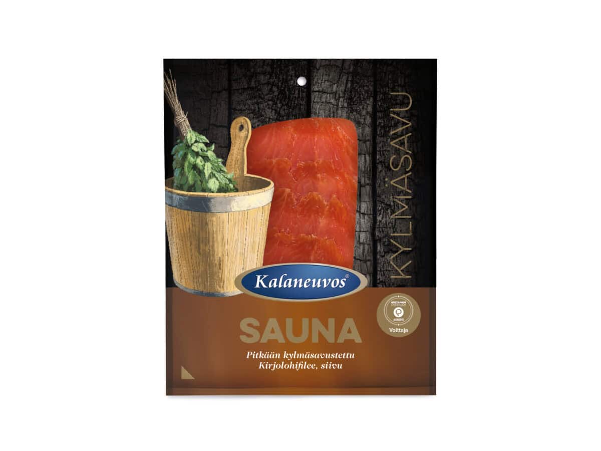 Kalaneuvos Sauna kylmäsavukirjolohifilee, siivu 100 g
