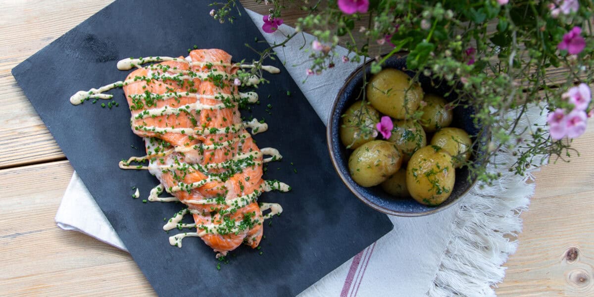 Letitetty kirjolohifilee uunissa tai grillissä